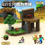 CHAOLELE Minecraft Magnetic Cube T048 Jungle House