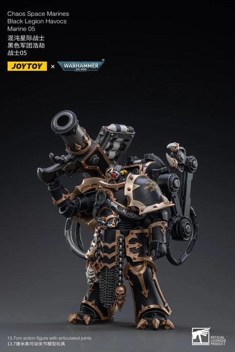 JOYTOY Warhammer 40k 1: 18 Black Legion Havocs