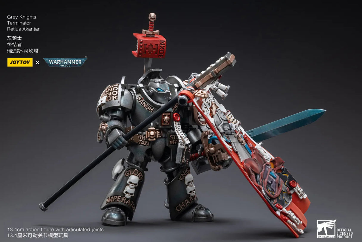 JOYTOY Warhammer 40k 1: 18 Grey Knights Terminator