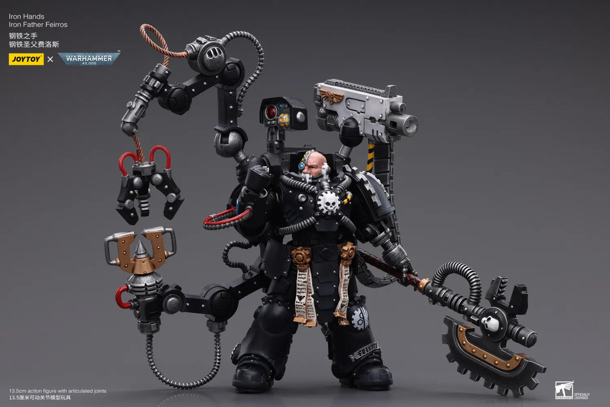 JOYTOY JT7530 Warhammer 40k 1: 18 Iron Hands lron Father Feirros