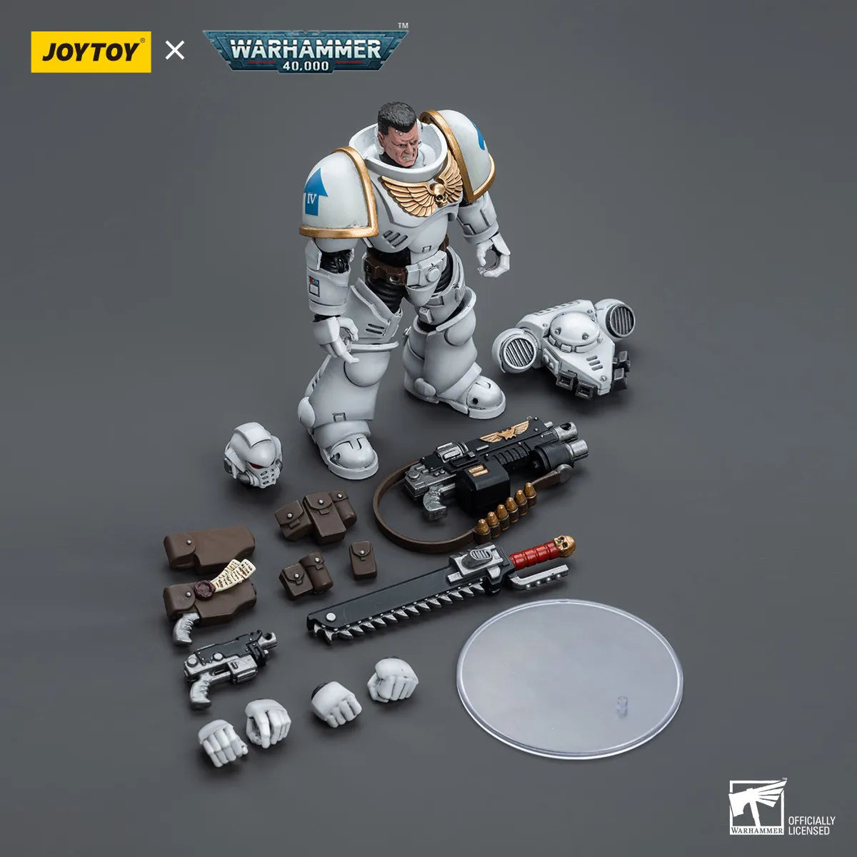 JOYTOY Warhammer 40k 1: 18 Space Marines White Consuls