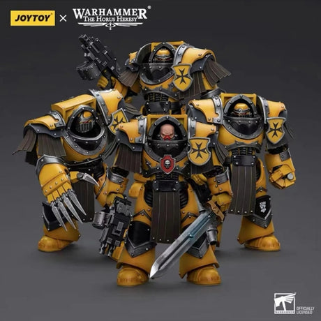 JOYTOY Warhammer The Horus Heresy 1:18 Imperial Fists Legion Cataphractii Terminator Squad