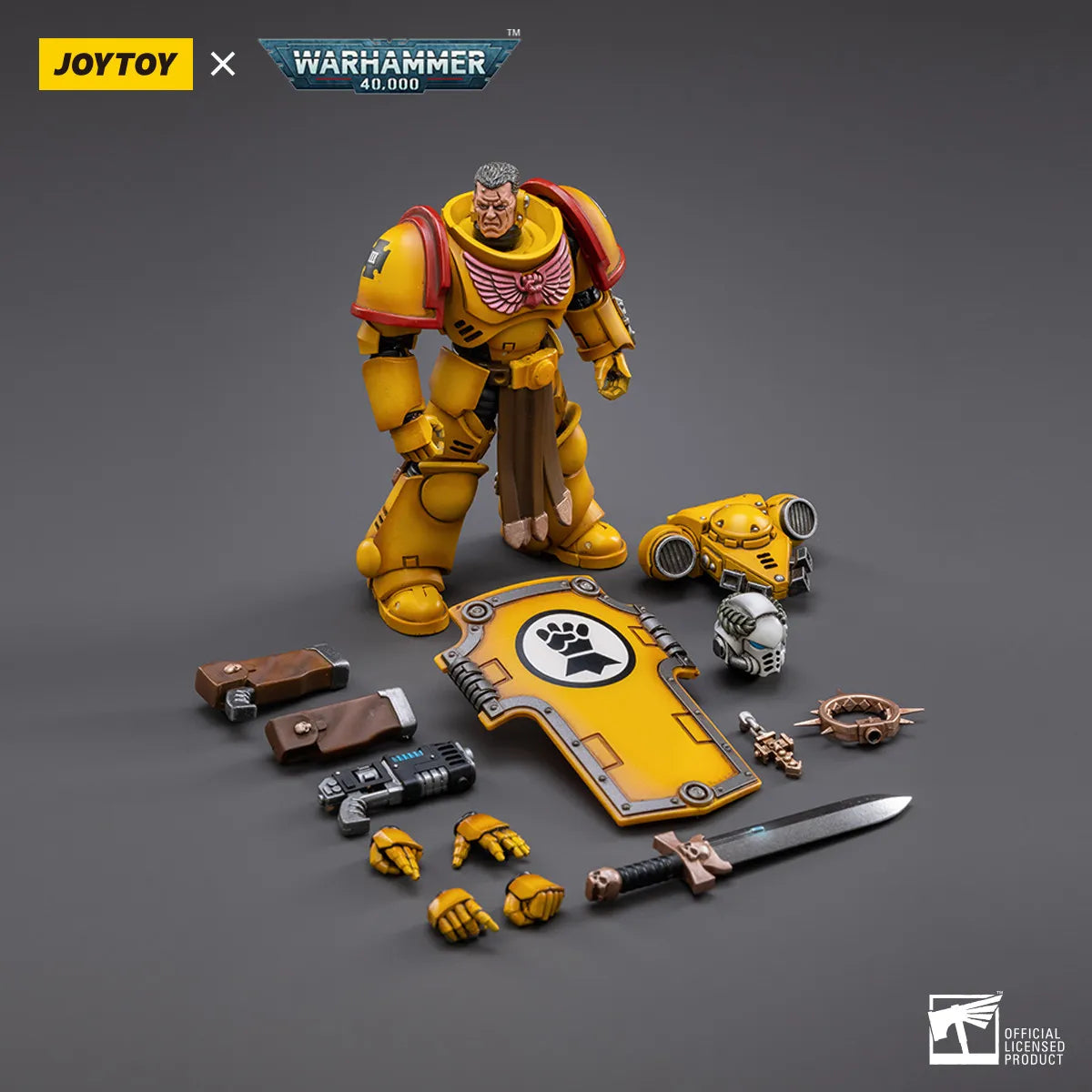 JOYTOY JT3013 Warhammer 40k 1: 18 Imperial Fists Veteran Brother Thracius