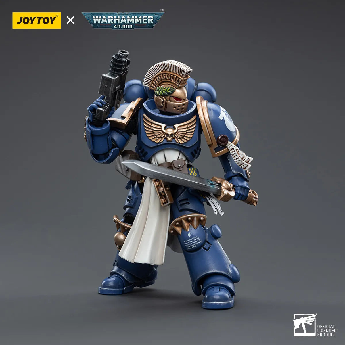 JOYTOY JT4430 Warhammer 40k 1: 18 Ultramarines Primaris Company Champion Brother Parnaeus