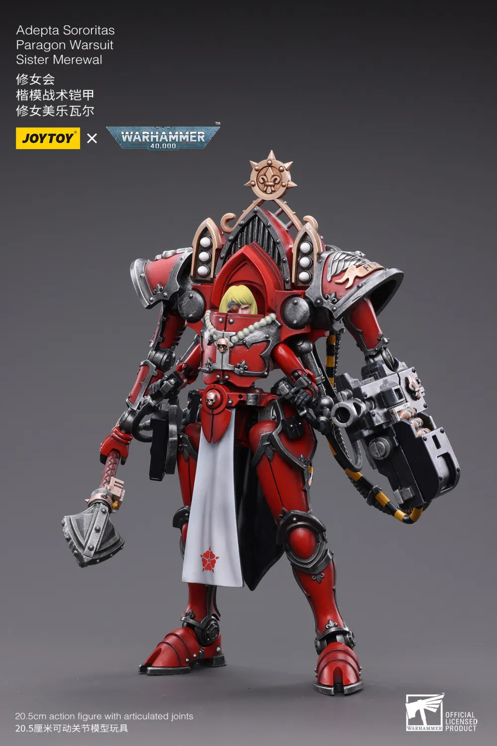 JOYTOY JT4508 Warhammer 40k 1: 18 Adepta Sororitas Paragon Warsuit Sister Merewa