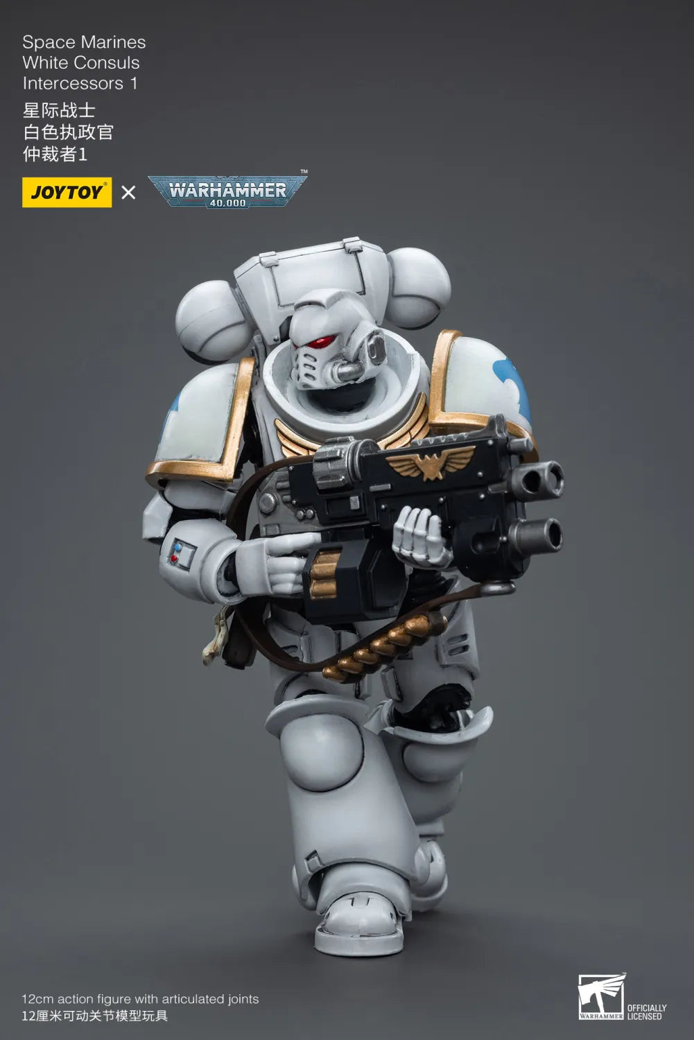 JOYTOY Warhammer 40k 1: 18 Space Marines White Consuls