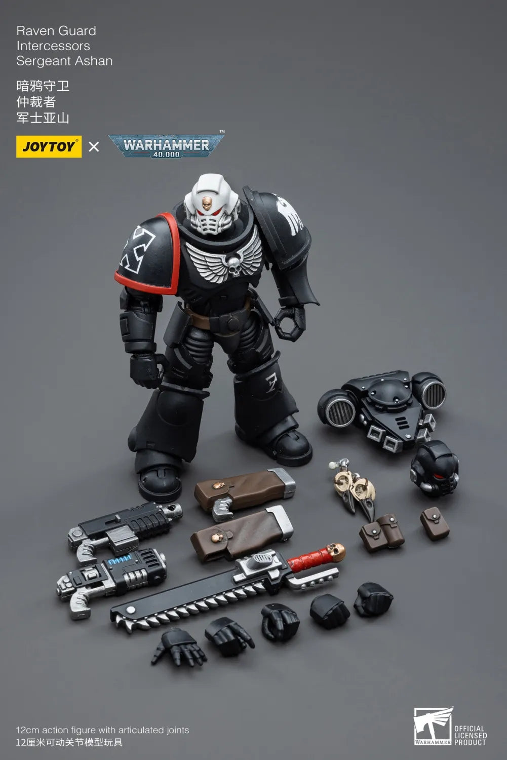 JOYTOY Warhammer 40k 1: 18 Raven Guard Intercessors