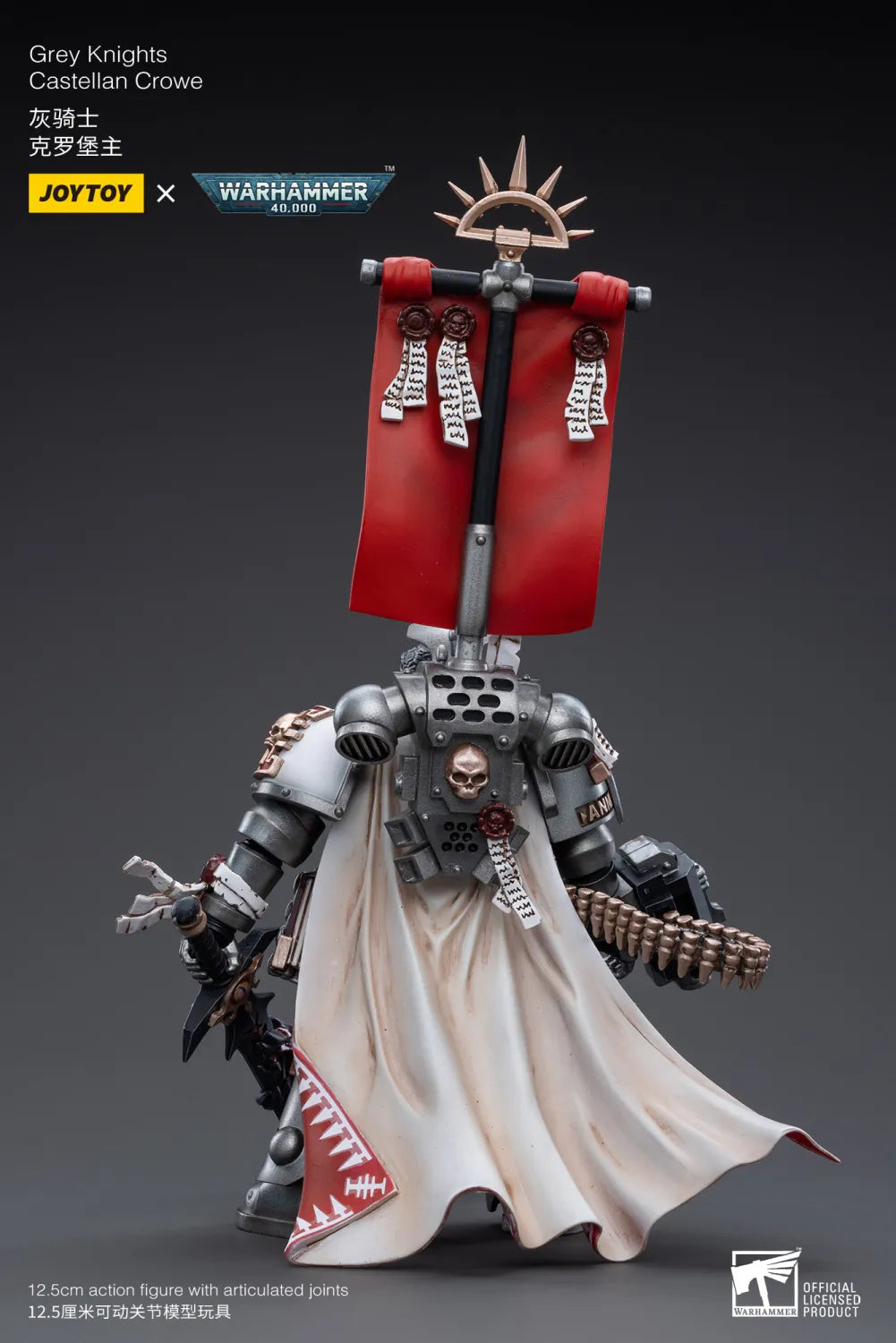 JOYTOY JT3518 Warhammer 40k 1: 18 Grey Knights Castellan Crowe