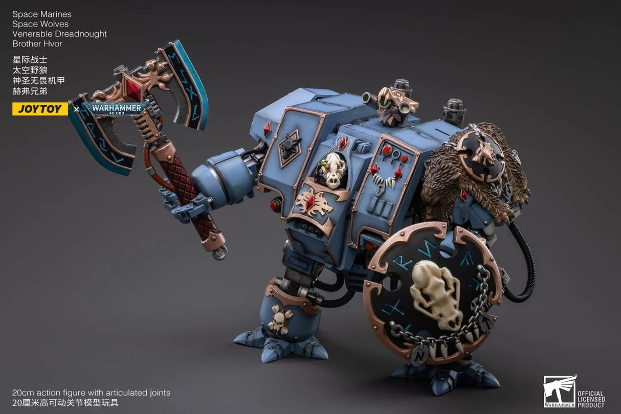 JOYTOY JT2764 Warhammer 40k 1: 18 Space Marines Space Wolves Venerable Dreadnought Brother Hvor