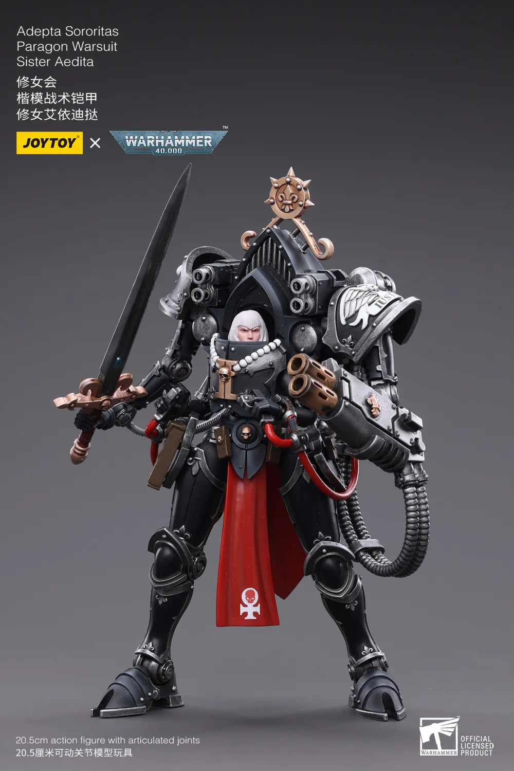 JOYTOY JT4379 Warhammer 40k 1: 18 Adepta Sororitas Paragon Warsuit Sister Aedita