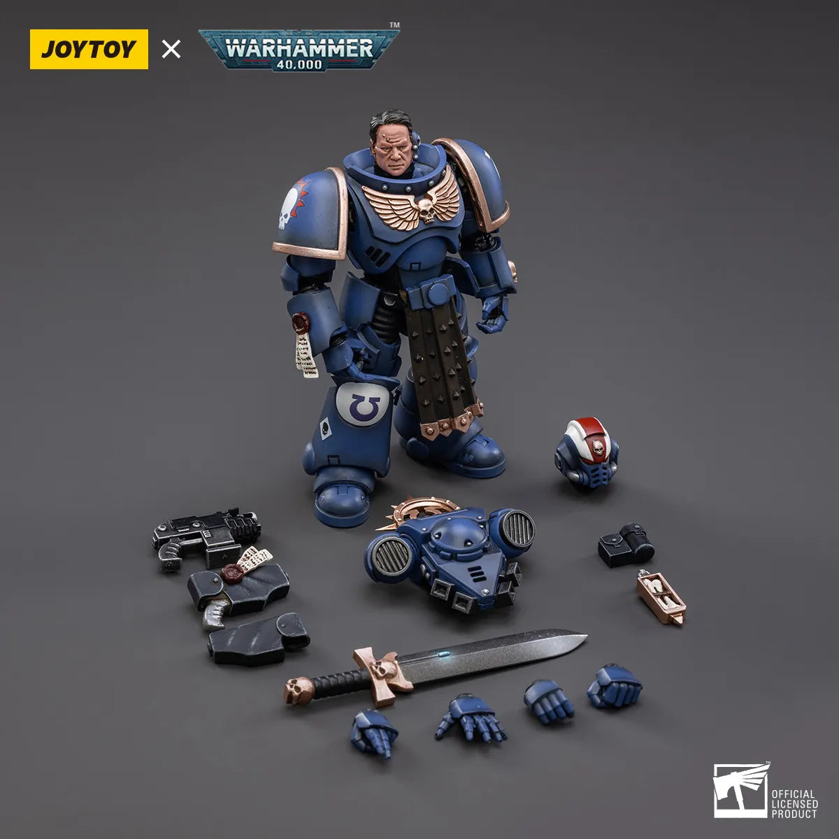 JOYTOY JT3044 Warhammer 40k 1: 18 Ultramarines Primaris Lieutenant Amulius