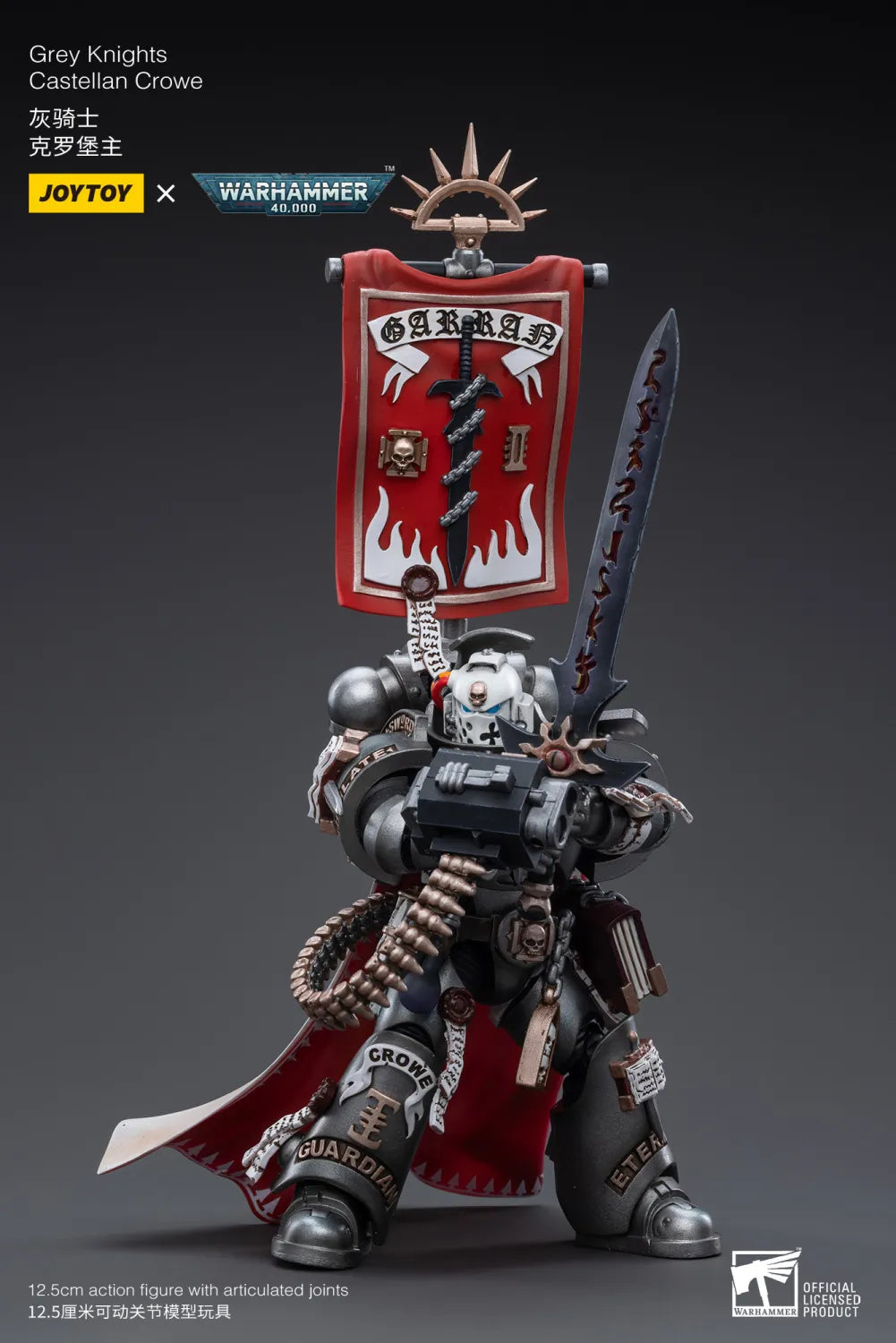 JOYTOY JT3518 Warhammer 40k 1: 18 Grey Knights Castellan Crowe