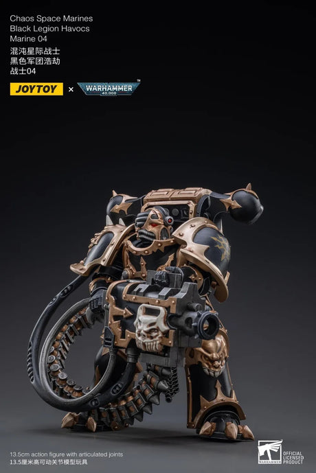 JOYTOY Warhammer 40k 1: 18 Black Legion Havocs