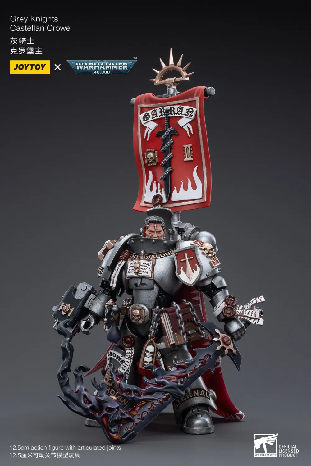 JOYTOY JT3518 Warhammer 40k 1: 18 Grey Knights Castellan Crowe