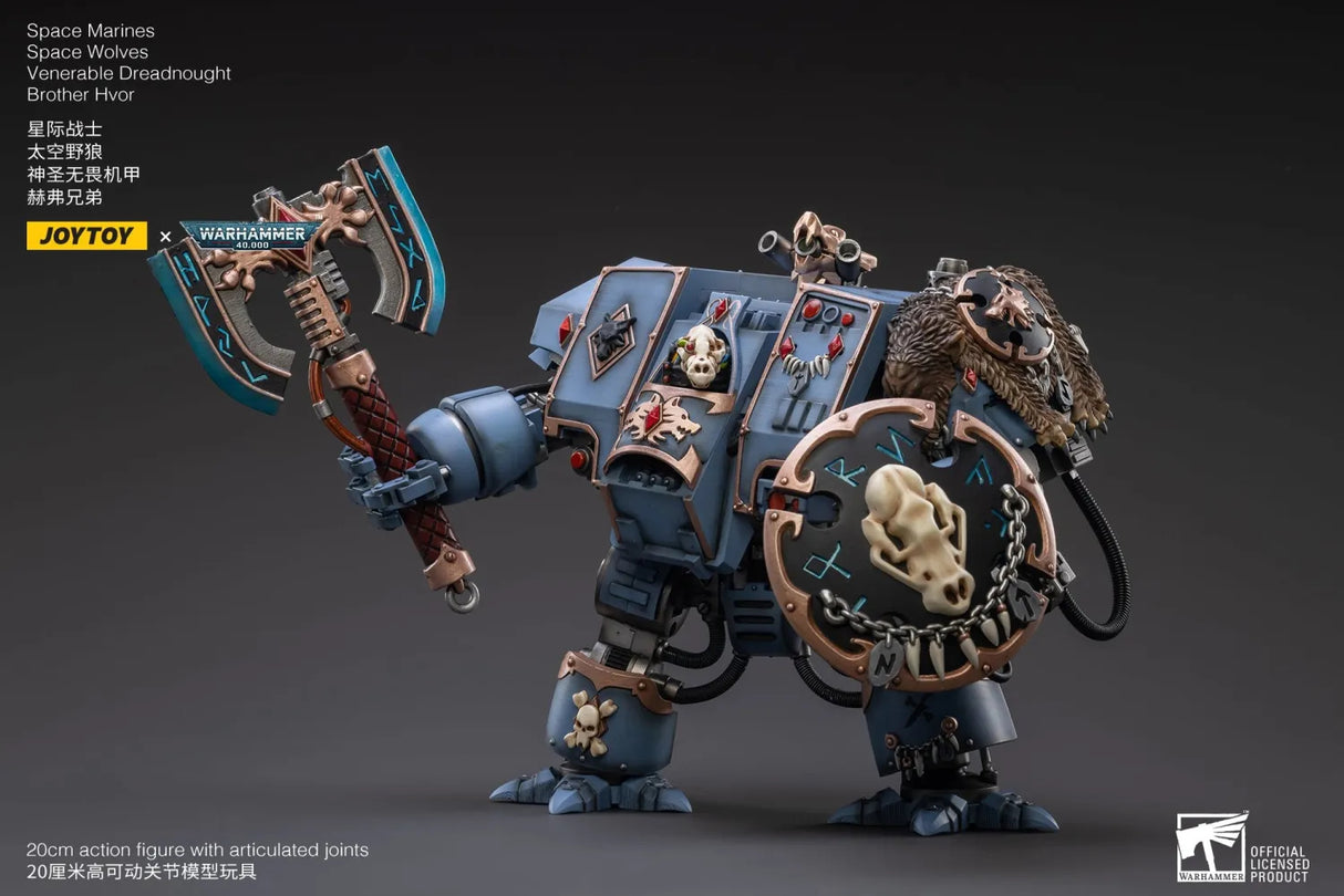 JOYTOY JT2764 Warhammer 40k 1: 18 Space Marines Space Wolves Venerable Dreadnought Brother Hvor