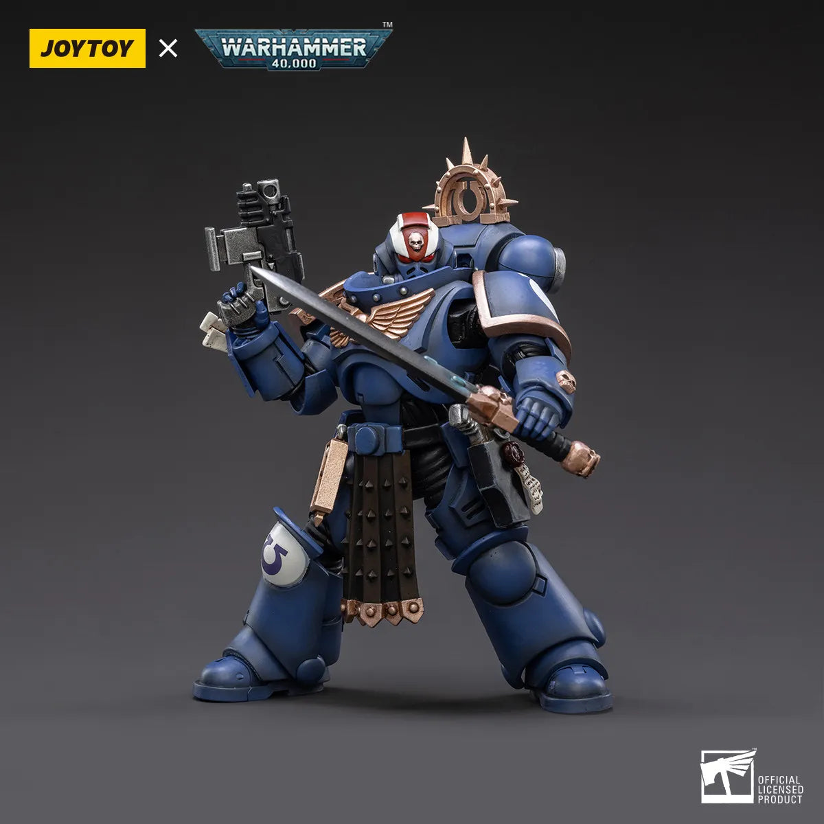 JOYTOY JT3044 Warhammer 40k 1: 18 Ultramarines Primaris Lieutenant Amulius