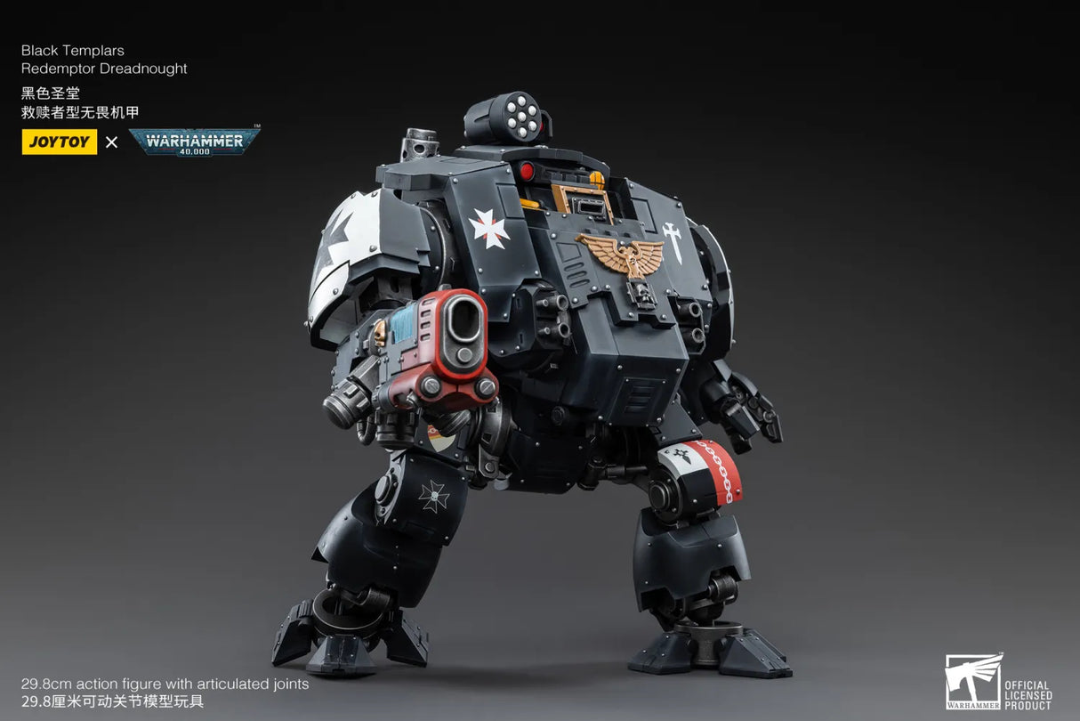 JOYTOY JT3778 Warhammer 40k 1: 18 Black Templars Redemptor Dreadnought